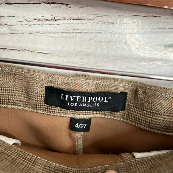 Liverpool los Angelos brown pencil skirt suede like size 27 / 4 - Picture 4 of 8